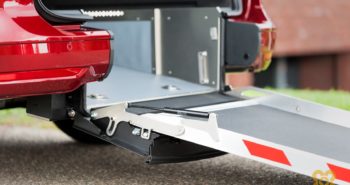 B-Active Caddy Maxi Pop-up Ramp open